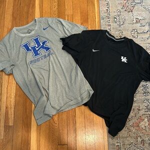 Men’s size L Nike dri fit university of Kentucky shirts